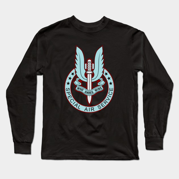 Mod.39 SAS Special Air Service Long Sleeve T-Shirt by parashop